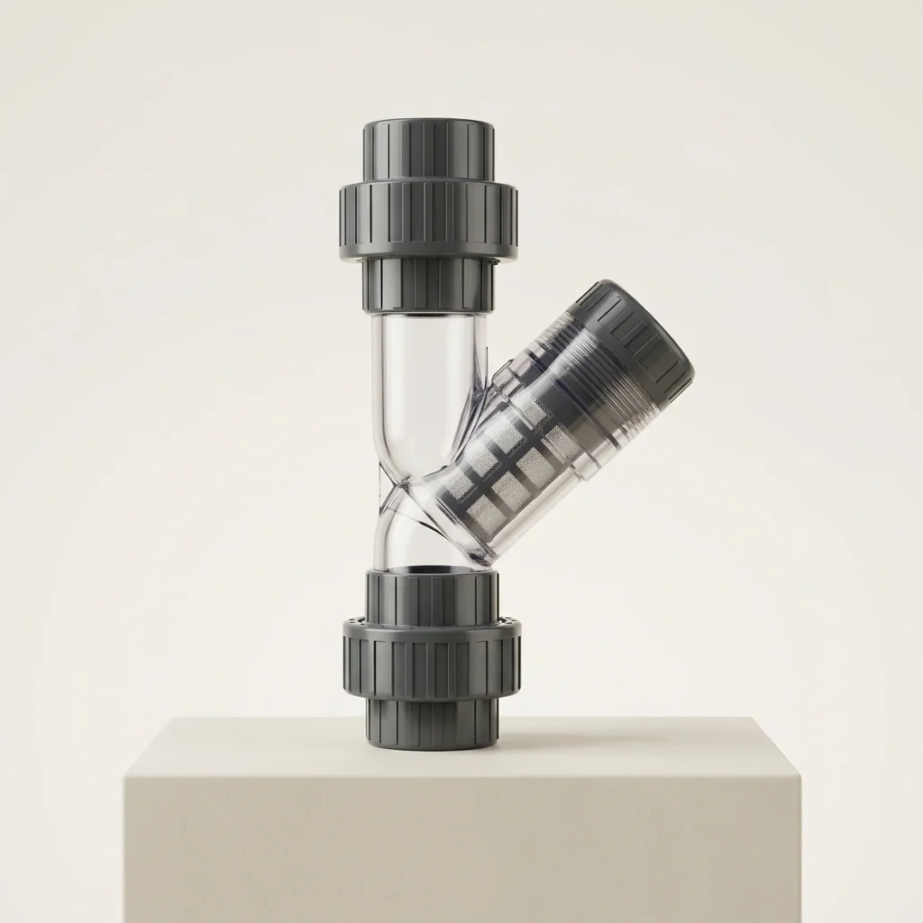 Transparent Clear Y-Strainer uPVC